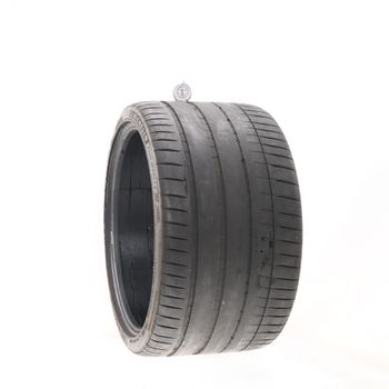 Set of (2) Used 345/25ZR21 Michelin Pilot Sport 4 S ZP 104Y - 6.5-7/32