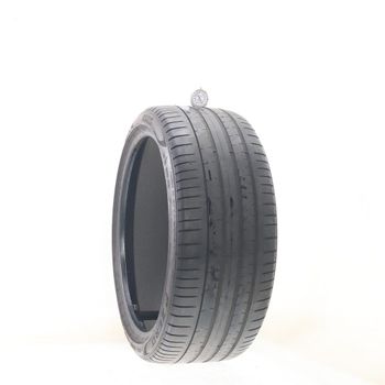 Set of (2) Used 265/35R21 Pirelli P Zero PZ4 LM1 Elect PNCS 103Y - 5.5-7/32
