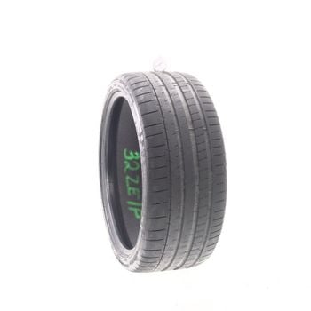 Set of (2) Used 265/35ZR21 Michelin Pilot Super Sport TO Acoustic 101Y - 9/32