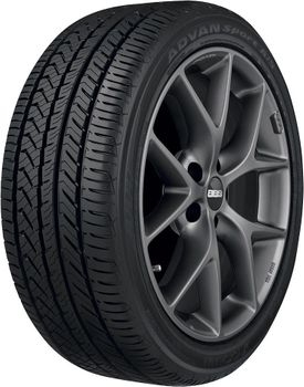 Set of (4) New 245/45R17 Yokohama Advan Sport A/S+ 99W