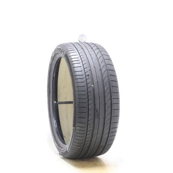 Set of (2) Used 265/35ZR21 Continental ContiSportContact 5P TO ContiSilent 101Y - 7/32
