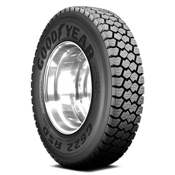 Set of (4) New 245/70R19.5 Goodyear G622 RSD 133L