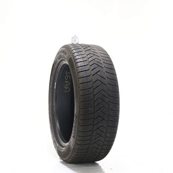 Set of (2) Used 235/55R19 Pirelli Scorpion Winter NO 101V - 6/32