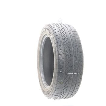 Set of (2) Used 255/55R19 Petlas Explero Winter W671 111V - 7.5-9/32