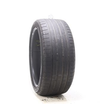 Set of (2) Used 285/40ZR22 Yokohama Advan Sport V107 MO1 110Y - 5.5-7/32