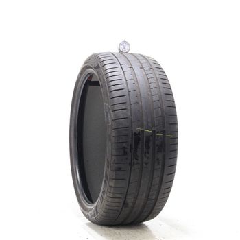 Set of (4) Used 255/35R21 Pirelli P Zero PZ4 T1 Elect PNCS 98W - 6/32