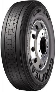 New 255/70R22.5 Goodyear G316 LHT Fuel Max 140R