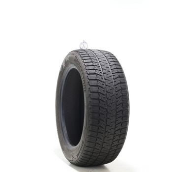 Set of (2) Used 225/55R18 Bridgestone Blizzak WS90 Studless 98H - 6/32
