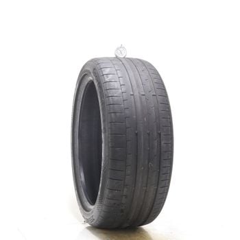 Set of (2) Used 255/40ZR20 Continental SportContact 6 MO1 101Y - 5.5-7/32