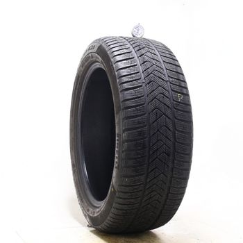 Set of (2) Used 275/45R20 Pirelli Scorpion Winter Run Flat 110V - 7/32