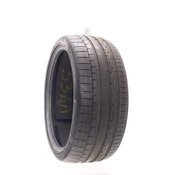 Set of (2) Used 285/35R23 Continental SportContact 6 R01 ContiSilent 107Y - 8.5/32