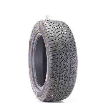 Set of (2) Used 255/55R19 Pirelli Scorpion Winter J 111V - 7.5/32