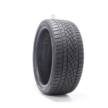 Set of (2) Used 285/35ZR22 Continental ExtremeContact DWS06 Plus 106W - 8.5-9/32