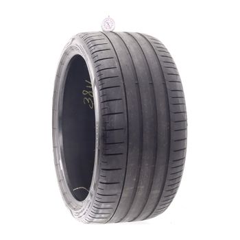 Set of (2) Used 285/30ZR20 Pirelli P Zero PZ4 99Y - 5.5-7/32