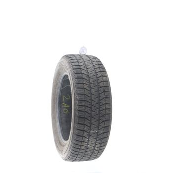 Set of (2) Used 215/60R16 Bridgestone Blizzak WS90 Studless 95H - 6.5-8/32