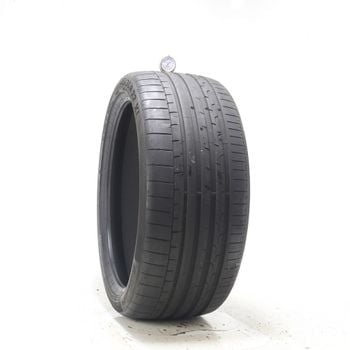 Set of (2) Used 285/35R22 Continental SportContact 6 TO ContiSilent 106Y - 8.5/32