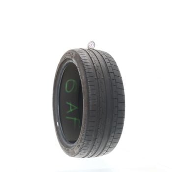 Used 245/40R20 Continental SportContact 6 POL ContiSilent 99V - 7.5/32